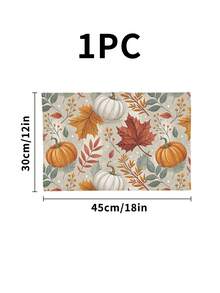 1/2/3/4/5pcs Linen Table Runner And Placemat Set, Heat Resistant, Stain Resistant, Wrinkle-Free, Machine Washable, Suitable For Home Dining Room And Restaurant, Table Decor, Home Furnishings, Suitable For Holiday Parties, Kitchen, Fireplace - Multicolor - View 19