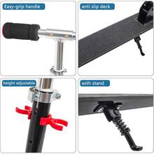 AKOZLIN Scooter para Niños de 5 a 12 Años Plegable, Patin del Diablo Niño Clásico 2 Ruedas, Ruedas Ligeras Iluminadas y Manillar Regulable en Altura Up 50 kg, para Hacer Ejercicio y Al Aire Libre - 1 - Ver 8