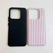 1 Unique 360 ° White And Pink Stripe Printed Phone Case - Cute And Minimalist 2-In-1 Design, Drop-Proof And Shock-Proof Full Coverage, Compatible With IPhone 16 Pro Max/16 Pro/16 Plus/16/15/14/13/12/11. Stylish And Cute - Ideal For Holiday Gifts - Sọc hồng và trắng - Xem 9