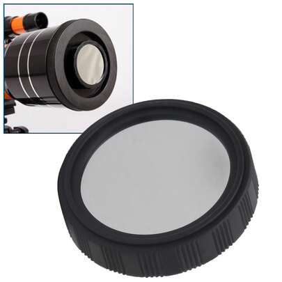 Telescopio Con Filtro Solar De 46,5 Mm. Filtro Para Telescopio Con Cubierta De Película De Densidad 5,0 Para Observar El Sol