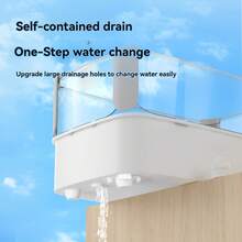 Luxury Turtle House With Sunbathing Platform, Custom-Made Aquarium, Brazilian Tortoise Tank, Reptile And Amphibian Habitat, Suitable For Home And Villa Decoration, Small Reptile Turtle House - Multicolor - View 6