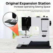 Senmeo Upgraded Professional Portable Electric Sewing Machine, 38 Stitches Multi-Functional Tabletop Automatic Sewing Machine, Overlocked Edge, With LED Lights, Foot Pedal Home Sewing Machine, Self-Extension Table Sewing Machine, Suitable For Parents, Beginners, Hobbyists, Lightweight And Easy To Use, Ideal For Repair, DIY And Crafts. - View 4