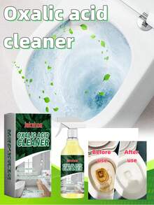 Oxalic Acid Cleaner - Toilet Bowl Cleaner, Removes Stains And Urine Residue. It Can Be Used Frequently For Daily Cleaning. Sodium Sulfate And Urea Accelerate The Dissolution Of Dirt, Improving Cleaning Efficiency. Even Stubborn Stains Can Be Quickly Removed. Saves Time And Effort, With A Simple And Efficient Cleaning Process. Long-Lasting Cleaning Effect, Reducing The Hassle Of Repeated Cleaning.