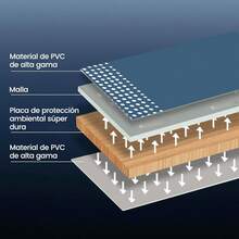 Albercas Grandes Familiares, Carcasa de Plástico Duro, 295 * 165 * 55 cm, Piscina al Aire Última Intervensión Plegable no Inflable para Niños y Adultos - 1 - Ver 4