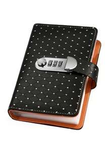 Password Locked Transparent Cash Storage Diary Book, 6-Colors Available, Girls' Favorite, Secure Storage For Cash, Coins, Bills, INS Style Colorful Saving Book, Gift For Girlfriend's Birthday