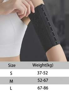 1 par de bandas elásticas para dar forma a los brazos, bandas de compresión para dar forma a los brazos, para apretar los brazos flácidos, ayudar al entrenamiento de fuerza de los brazos, adecuado para hacer ejercicio, ir y venir, uso en el hogar