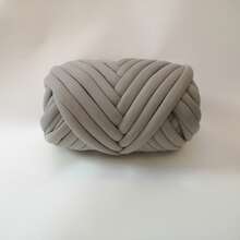 1 Roll Chunky Iceland Yarn, DIY Bag, Handmade Knitting, Pillow, Cat Bed, Super Thick Stuffing Yarn Strips, Suitable For Weaving Various Items, No Tools Needed, Hands-On Crafting For Bags, Baskets, Pillows, Pet Beds, DIY Crafts - Multicolor - View 12