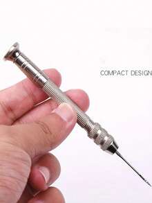 5pcs/Set Multifunctional Leather Sewing Awl Set Replaceable Punch Stitching Needles DIY Sewing Leathercraft Utility Tool Kit, Leather Sewing Awl Kit - Multifunctional Steel DIY Needle With Replaceable Tips For Shoe Repair And Leathercraft, Tapered Awls, Solid Wood Tapered Awls For DIY Sewing Accessories, Leather Cloth Perforations