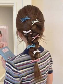 20/10pcs/Set Pink Purple Little Girls Hair Clips, Hair Clips, Bangs Clips, Harmless Hair Accessories, Suitable For Daily Use