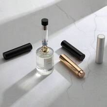 5ML Refillable Perfume Atomizer Bottle Travel, Portable Cologne Atomizer, Pocket Perfume Spray Gold - 霧面銀 - 查看 3