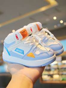 2025 Spring Back To School Children's Sports Shoes, Boys' Casual High-Top Anti-Slip Shoes, Girls' Soft-Sole Basketball Sneakers