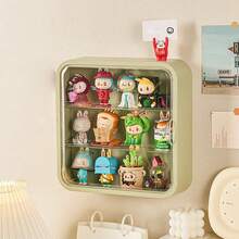 1pc-Blind Box Storage Display Stand Handmade Doll Doll Display Box Frame Transparent Wall Mounted Cabinet Christmas Thanksgiving Valentine's Day Gift Office Storage,Excluding The Doll Inside The Box
