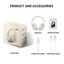 Écouteurs Bluetooth H9, sans fil pliables et portables, autonomie ultra longue, gaming, basses stéréo, microphone intégré pour les appels, contrôle du volume