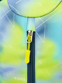 Balabala Kids Backpack Large Capacity Color Block Comfortable Daypack - Yellow-green Hue - View 6