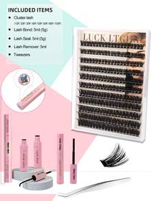 220 buc. Gene false cluster - (gradient natural 10-16 mm), extensii de gene false DIY, naturale, voluminoase, pufoase și ușoare, din material textil 3D, subțiri, ultra-moi și reutilizabile, lucrate manual - perfecte pentru purtare zilnică, întâlniri, petreceri, nunți, ședințe foto și creații artistice personalizate cu gene.