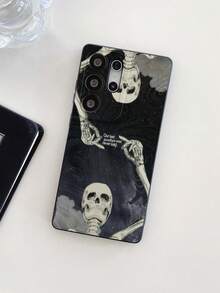 1pc Matte & Letter Graphic Double-Sided Protective Phone Case, Compatible With IPhone, OPPO, Vivo And Other Android Models, Ideal Gift For Boyfriend/Girlfriend - Multicolor - View 8