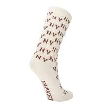 MLB 1 Paar unisex MONOGRAM Serie elastische, bequeme Lässig Creme-farbene Socken 3ASOMM13N-50CRD