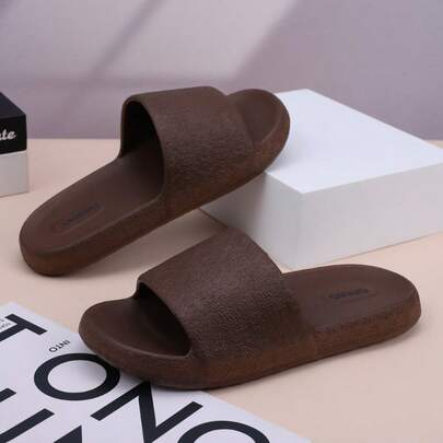 Women's Indoor Slippers, New Couples Soft Bottom Sandals, Comfortable, Odorless, Anti-Slip, Wear-Resistant, EVA Material, Home Slippers, Shower Slippers, Fashion Design, Beach