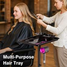 KINGSTEAM Carro de almacenamiento de herramientas para peluquería y belleza - Negro - Ver 3