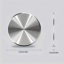 1 件 CD 设计磁性板贴纸，适用于磁性手机支架，适用于手机支架和汽车配件 - 彩色 - 查看 3