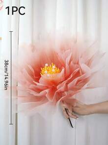 1 pieza Flor de peonía de seda artificial de gran tamaño, adecuada para decoración de bodas, decoración del hogar, decoración de habitaciones, decoración de fiestas, escaparates de tiendas, decoración de jardines exteriores - Flor de peonía - multicolor - Ver 12