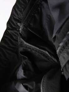 Teenage Couple Summer Tactical Camping Trousers Ripstop Quick Dry With Large Pockets For Trekking Fishing Hiking Work Sports - 黑色 - 查看 5