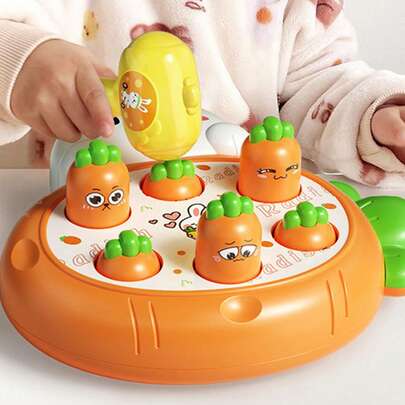 Children's Educational Whack-A-Mole Toy: Easter Bunny, Interactive Early Learning Game Suitable For Boys And Girls Over 3 Years Old, Great Gift For Christmas, Easter And Birthday