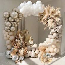 1 Set Diameter 1.8m/2m Round Metal Wedding Arch, Balloon Arch Decoration Stand, Photo Booth, Wedding Ceremony, Anniversary, Birthday, Bridal Shower, Photo Background - Gold - View 7