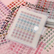 [Cute Sticker Set] 3500/7000 Piece Mini Cute Sticker Set With Storage Book | Portable Transparent Plastic Material, Various Cute Patterns, Suitable For DIY Diaries, Handicrafts, Notebooks, Scrapbooks, And Computer Decoration. - Multicolor - View 5