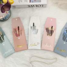 1PC Personalised Brushes Bag With Monogram,Custom Makeup Bag,Bridesmaid Gift,Single Party Gift,Personalised Gift For Her - one-size - View 5