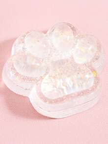 1PC Transparent Glitter Soft Cat Paw Squeeze Toy,Stress Relief And Fun, Great Party Favors And Birthday Gifts For All Ages, Pink For Girls,Blue For Boys,Portable Fidget Squeeze Toy For Your Desk And On The Go, Ideal Holiday Gift, Small Gift Ornament, Cute And Fun, Christmas Gift, Party Favor, Gift Bag Filler, Classroom Prize - Multicolor - View 6