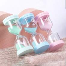 Colorful Macaron Hourglasss Timer 1/3/5/10/15/30 Minutes Sandglass Timers Quicksand Home Ornament Children Do Homework Sand Clock