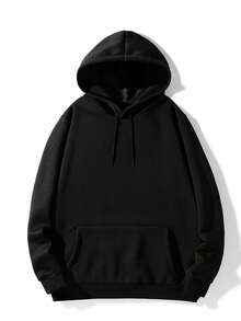Sudadera de manga larga para hombre con estampados modernos, perfecta para usar en otoño e invierno, sudadera negra de manga larga. - Albaricoque - Ver 10