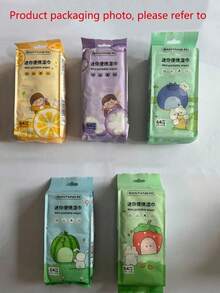 Portable Ultra Mini Wet Wipes, Cute Wet Wipes, Essential For Students, Outdoor Wet Wipes, Cleaning Wet Wipes, Portable Wet Wipes Disposable Cleaning Wet Wipes, Kitchen Cleaning, Stain Cleaning, Suitable For Daily Home Cleaning, Outdoor Travel Accessories, School Supplies, Perfect Gifts For Halloween And Christmas