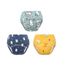 3/6pcs Newborn Potty Training Pants, Washable Toilet Training Underwear For Boys And Girls, 6-Layer Breathable All-Season Baby Cloth Diapers, Leak-Proof Absorbent Reusable Diaper Panties, Suitable For Baby Boys And Girls, Multiple Combinations, Essential Baby Items - Multicolor - View 10