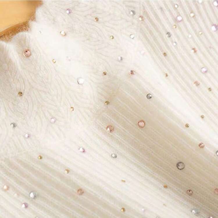 6 Tờ Hình Dán Pha Lê Nhiệt Dán Nóng, Màu AB, Đá Lấp Lánh, Đá Đính Tròn Phẳng 2mm & 4mm, Dùng Cho Quần Áo, Tự Làm Đồ Thủ Công Trang Trí - trắng - Xem 6