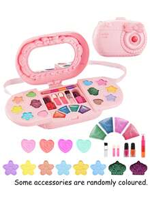 儿童化妆玩具套装（彩色）过家家化妆盒化妆玩具套装，送给女孩/生日/节日的礼物 - 彩色 - 查看 14