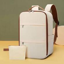 Myco 瑞安航空登机箱，飞机背包，40x20x25厘米单肩包，轻便女士旅行背包，2025新款极简设计，适合中学生、旅行、徒步、装笔记本电脑，尼龙材质，男士返校礼物 - 彩色 - 查看 15