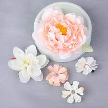 21件套花朵发夹套装，波西米亚风3D玫瑰花发夹，适合甜美女孩日常佩戴或新娘婚礼派对头饰，浪漫礼物，紫色和粉色，派对花朵发夹，发夹发卡，嘉年华派对服装配饰，COS公主角色扮演头饰，情人节/音乐节/演唱会派对发饰，春季，发夹 - 多色2 - 查看 14