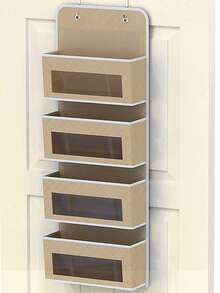 1 Peça Bolsa de Armazenamento Suspensa Organizador de Armazenamento Sobre a Porta - Suporte Suspenso para Quarto/Armário! Armazenamento de Grande Capacidade Sem Prateleira, Economizador de Espaço e Tecido Não Tecido Resistente