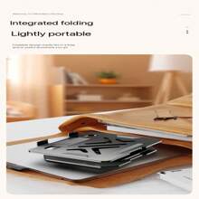 1pc Metal Rotatable Foldable Desktop Stand Holder For IPad/Laptop/Tablet, Universal