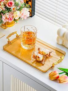 1pc Plastic PS Rectangular Plate Set, Breakfast Tray, Snack Plate, Fried Food Plate, French Fry Dish, Sushi Plate, Dessert Plate, Suitable For Party, BBQ And Sweets, Towel Tray, Dishwasher - White - View 10