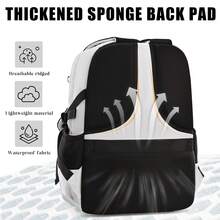 Mochila ligera con gran capacidad para estudiantes de secundaria, hombres y mujeres, con almacenamiento multicapa multifuncional y una mochila deportiva y de ocio para el campus (Gris/Negro/Blanco)