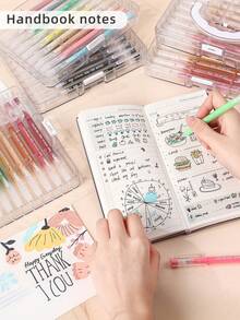 168 色高光亚克力马克笔套装：全谱艺术工具 - 使用草绿色至马卡龙色调释放创造力，高覆盖墨水，返校用品，绘画，万圣节，圣诞节