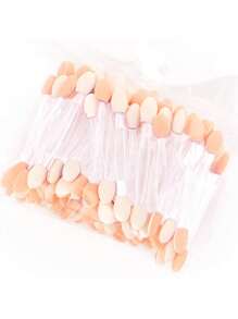 100 Stücke/50 Stücke Schwamm Stäbchen Lidschatten Applikatoren, doppelköpfig, kosmetische weiche Schwamm Lidschatten Mini Makeup Werkzeuge