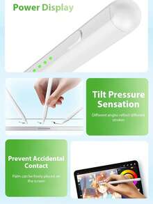 Este Stylus Capacitivo Universal é um Stylus Capacitivo Ativo para Telefones e Tablets. Feito de Liga de Alumínio de Alta Qualidade, Ele Vem com Duas Pontas Substituíveis e é Extremamente Durável. Ele Oferece Ampla Compatibilidade com Android e Apple iPads, Proporcionando Toque Preciso e Escrita Suave. Este Stylus Capacitivo de Alta Qualidade (Não Compatível com Tablets de Tela Resistiva e Eletromagnética) Não Requer Conexão com o Tablet.