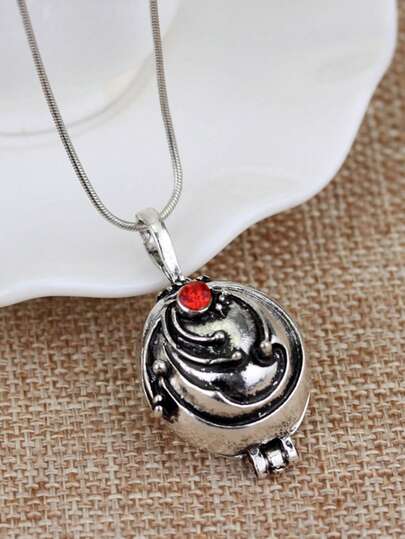 Collana con ciondolo a verbena, catena da uomo alla moda per maglione, accessorio di gioielleria per cosplay, regalo di Ognissanti