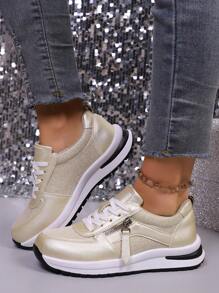 Women Athleisure Sneakers - Breathable Lightweight Sport/Walking Shoes, Suitable For Indoor/Outdoor Fitness, Gym, Travel, Work, Best Paired With Sports Pants