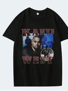 Kanyes West 90s Retro Rap T Shirt Men Women Oversized 100 Cotton Streetwear Hot Saless Short Sleeve Summer Unisex Plus Size Tops - 款式21 - 查看 1