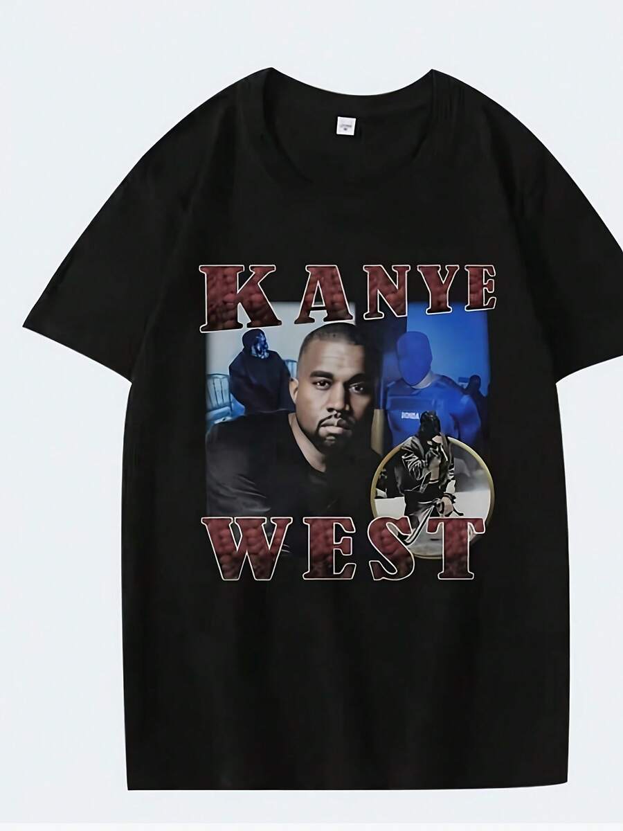 Kanyes West 90s Retro Rap T Shirt Men Women Oversized 100 Cotton Streetwear Hot Saless Short Sleeve Summer Unisex Plus Size Tops - 款式21 - 查看 1